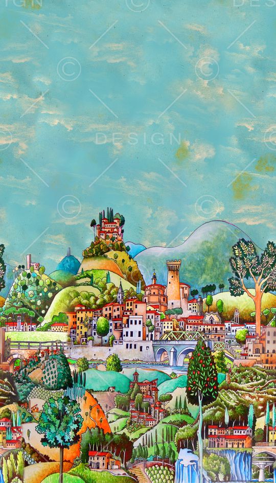 风景印花华亿平台图片