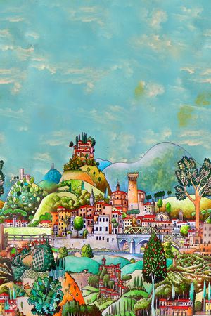 风景印花华亿平台图片