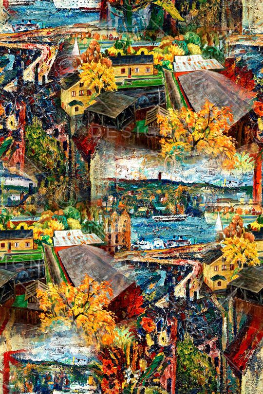 抽象印花华亿平台图片