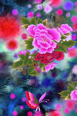 绣花印花华亿平台图片