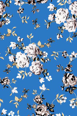 小碎花印花华亿平台图片