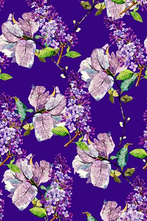 春夏清爽雪纺真丝棉丝巾布料泳装民族风印花印花华亿平台图片