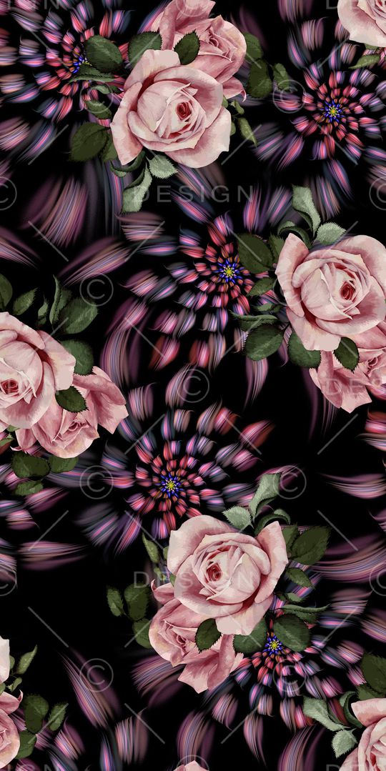 乱花印花华亿平台图片