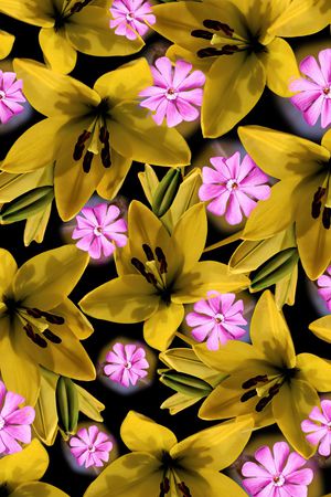 乱花印花华亿平台图片