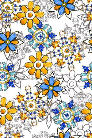 清新抽象印花华亿平台图片