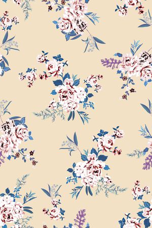 小碎花印花华亿平台图片