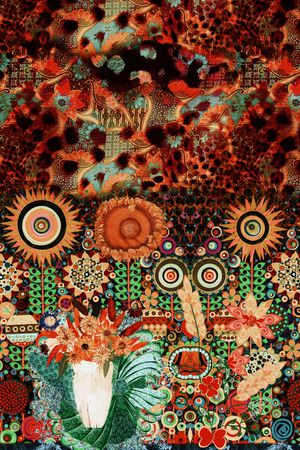 手绘印花华亿平台图片