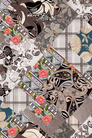 佩斯利印花华亿平台图片