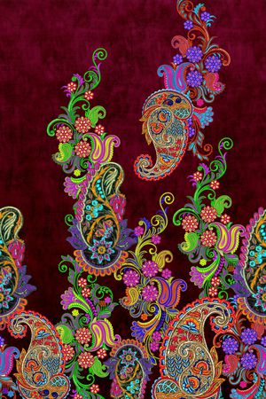 佩斯里印花华亿平台图片