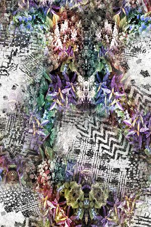 手绘印花华亿平台图片