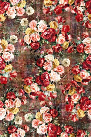 油画花卉印花华亿平台图片