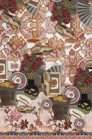 中国风印花华亿平台图片