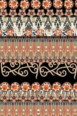 波西米亚印花华亿平台图片