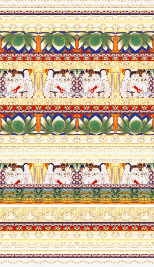 波西米亚印花华亿平台图片