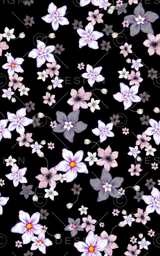 小碎花印花华亿平台图片