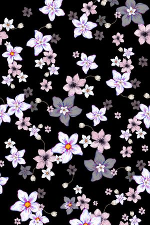 小碎花印花华亿平台图片