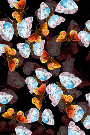 昆虫印花华亿平台图片