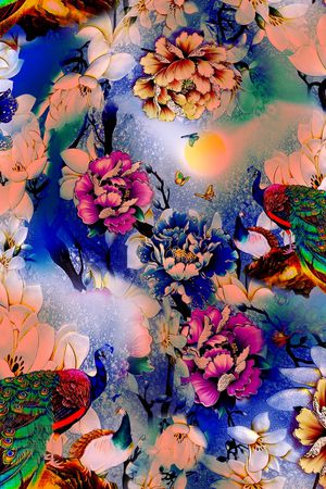 香云纱印花华亿平台图片