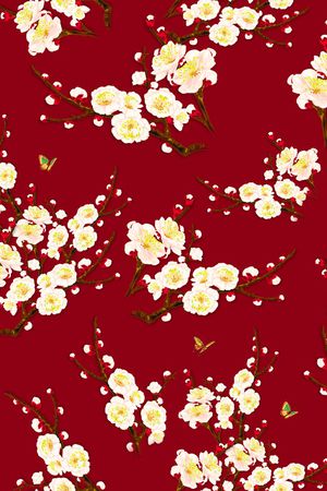 桃花印花华亿平台图片