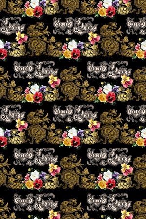 休闲印花华亿平台图片