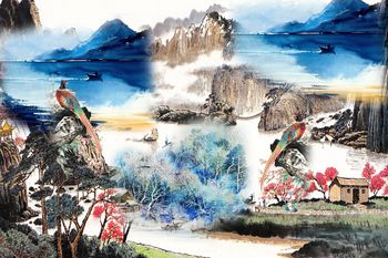 山水印花华亿平台图片