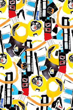 几何印花华亿平台图片