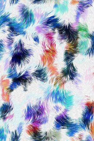 动物纹印花华亿平台图片