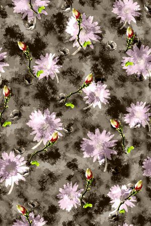 花朵印花华亿平台图片