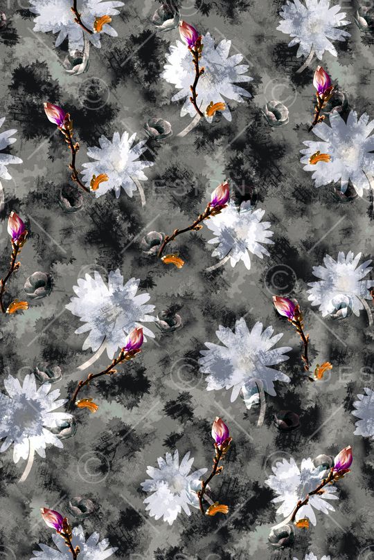 花朵印花华亿平台图片