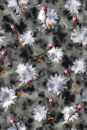 花朵印花华亿平台图片