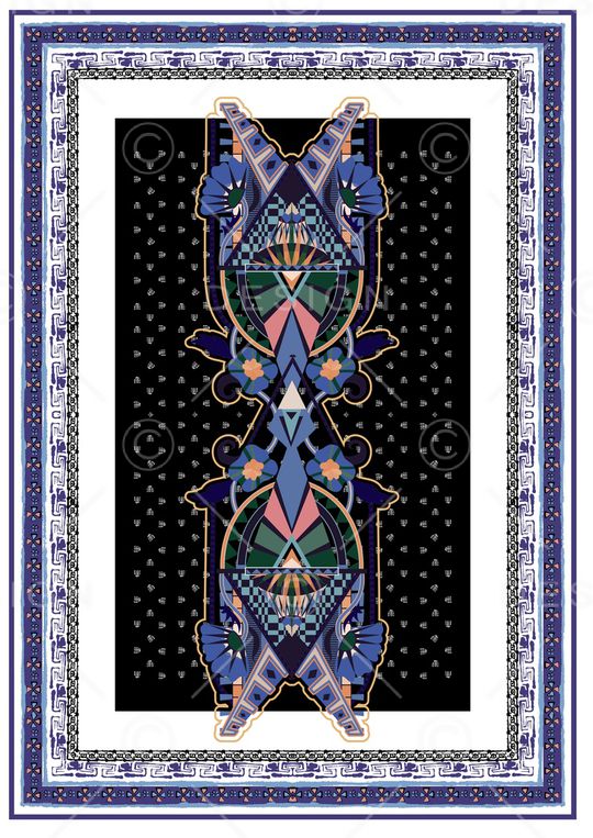 复古印花华亿平台图片