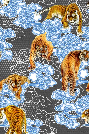 波点印花华亿平台图片