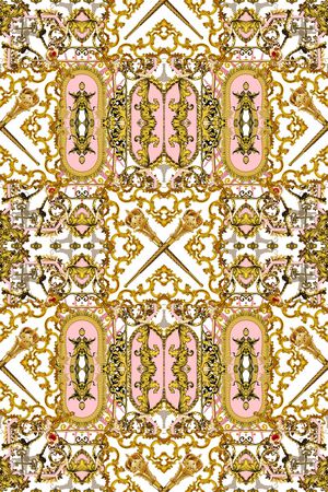 欧式印花华亿平台图片