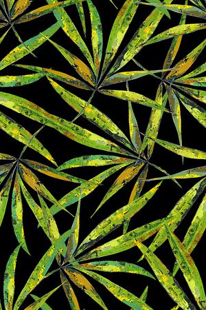 树叶印花华亿平台图片