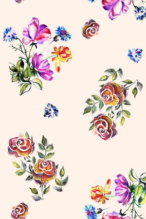 小碎花印花华亿平台图片