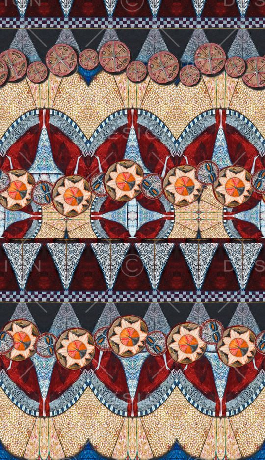 波西米亚印花华亿平台图片