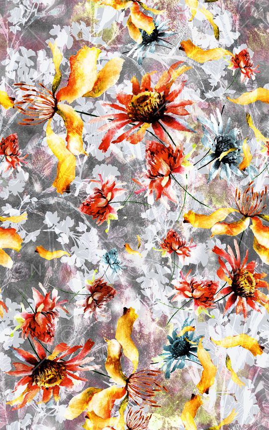 水彩印花华亿平台图片