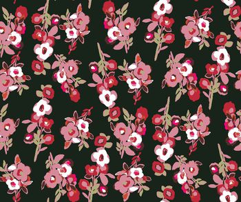 小花朵印花华亿平台图片