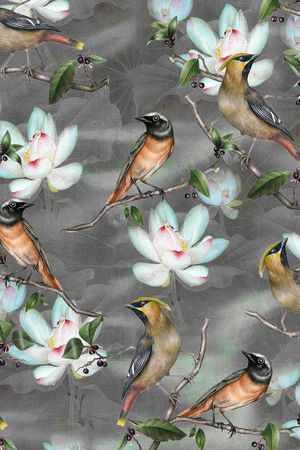 荷花印花华亿平台图片