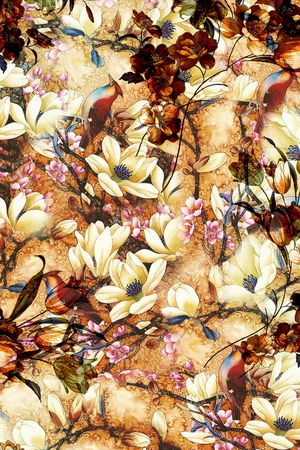 乱花印花华亿平台图片