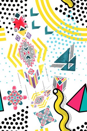 小方块印花华亿平台图片