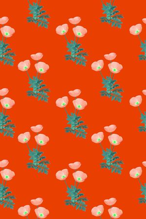 花卉植物印花华亿平台图片