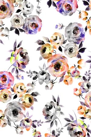 乱花印花华亿平台图片