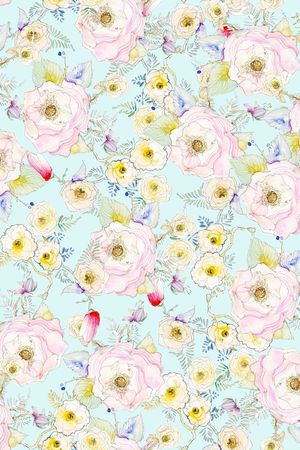 清新印花华亿平台图片