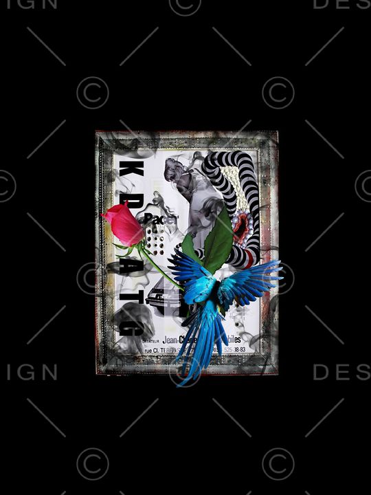 抽象印花华亿平台图片