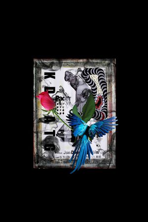 抽象印花华亿平台图片