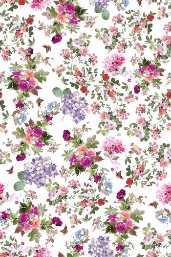 小碎花印花华亿平台图片