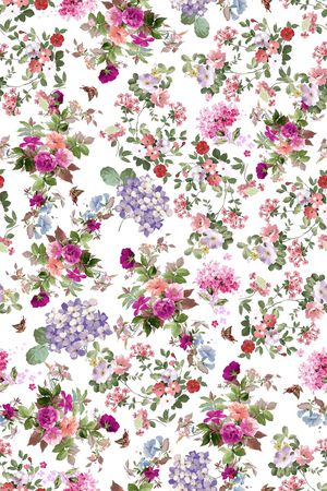 小碎花印花华亿平台图片