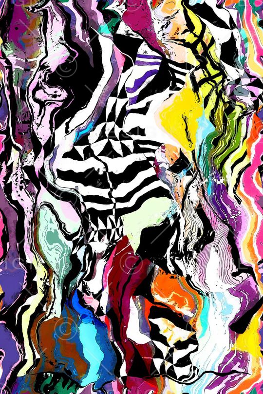 色块拼接印花华亿平台图片