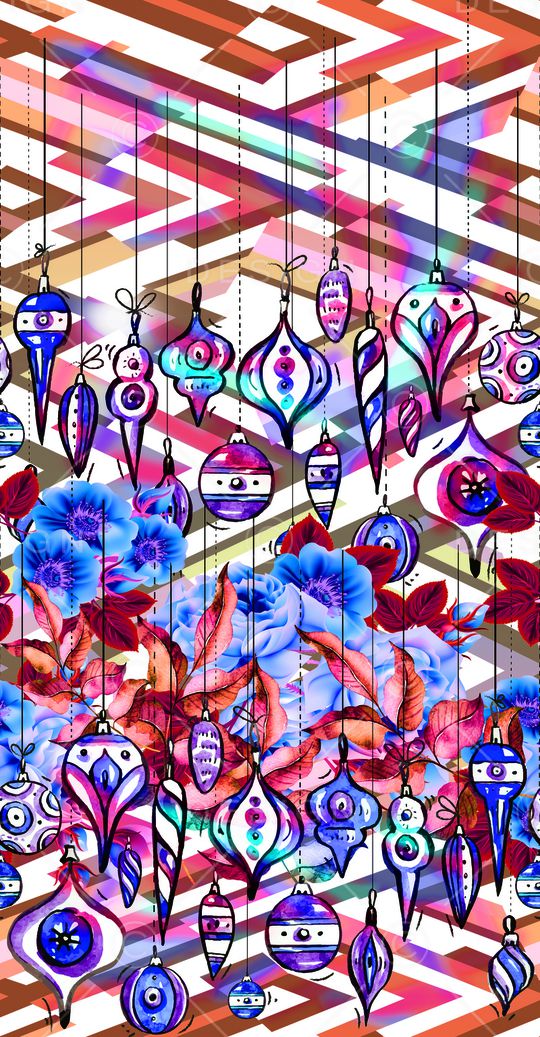 中国风印花华亿平台图片